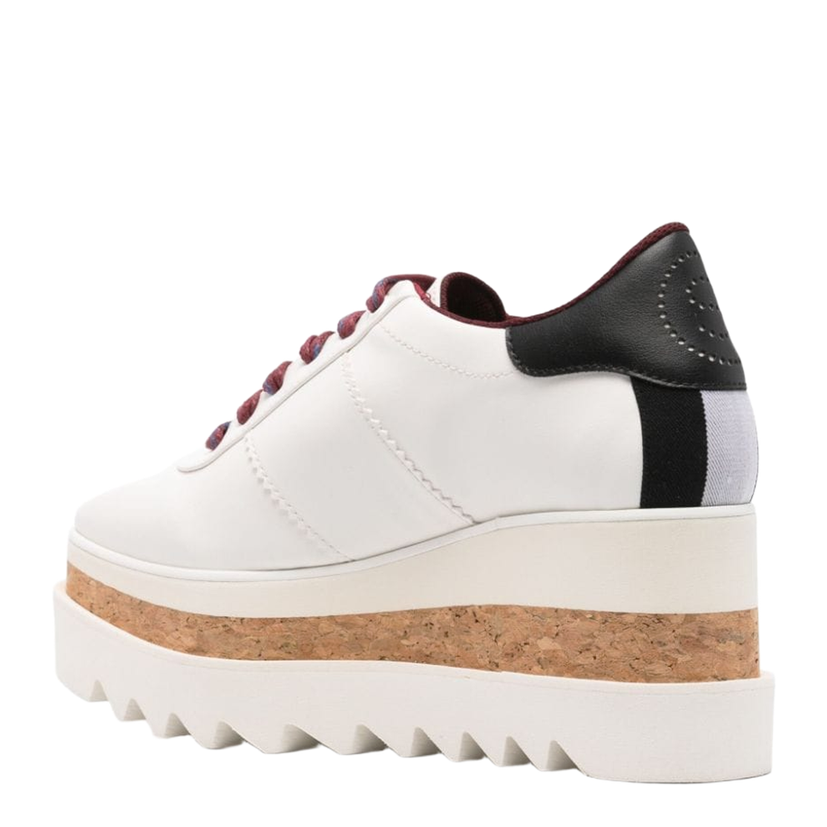 Pure White Sneak-Elyse Platform Trainers
