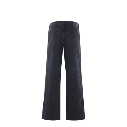 Anagram Baggy Jeans in Denim Black