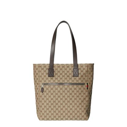 GG Canvas Medium Tote Bags - Beige