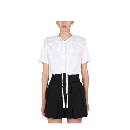 Lace Embroidery T-Shirt