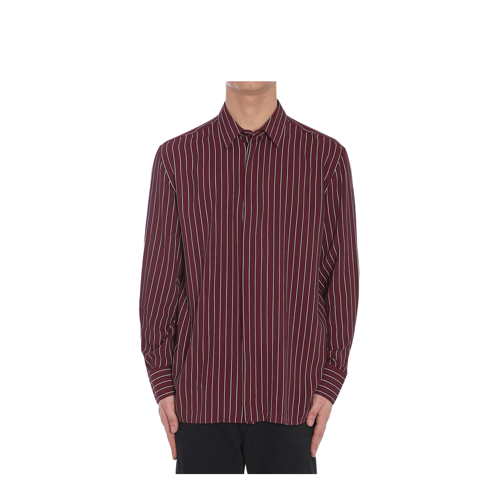 Bordeaux Striped Shirt