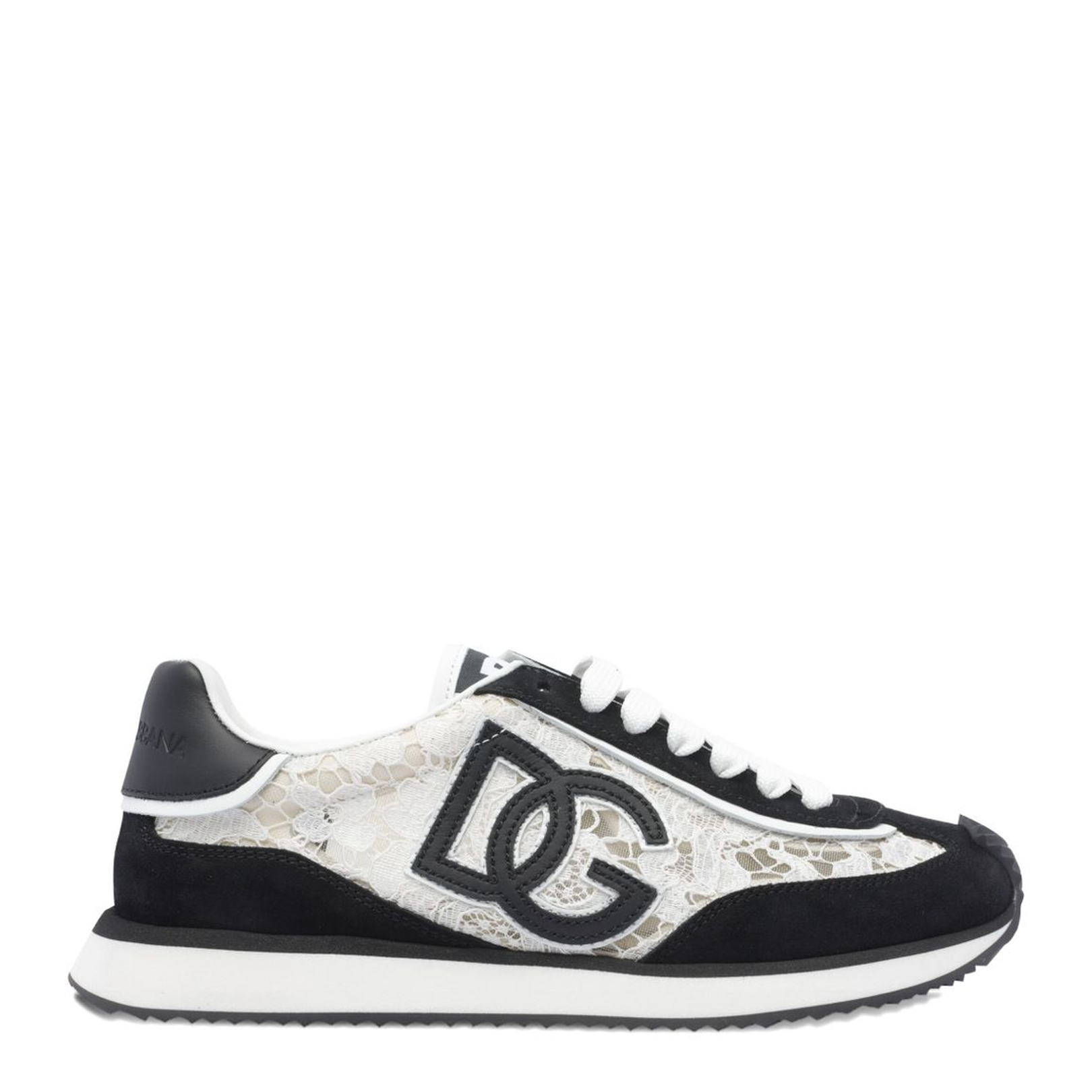 Cushion Sneakers in Calfskin and Fabric