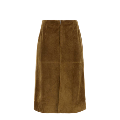 MAYFEYR - Jil Sander - Biscuit Suede Skirt - J03MA0337J07247243