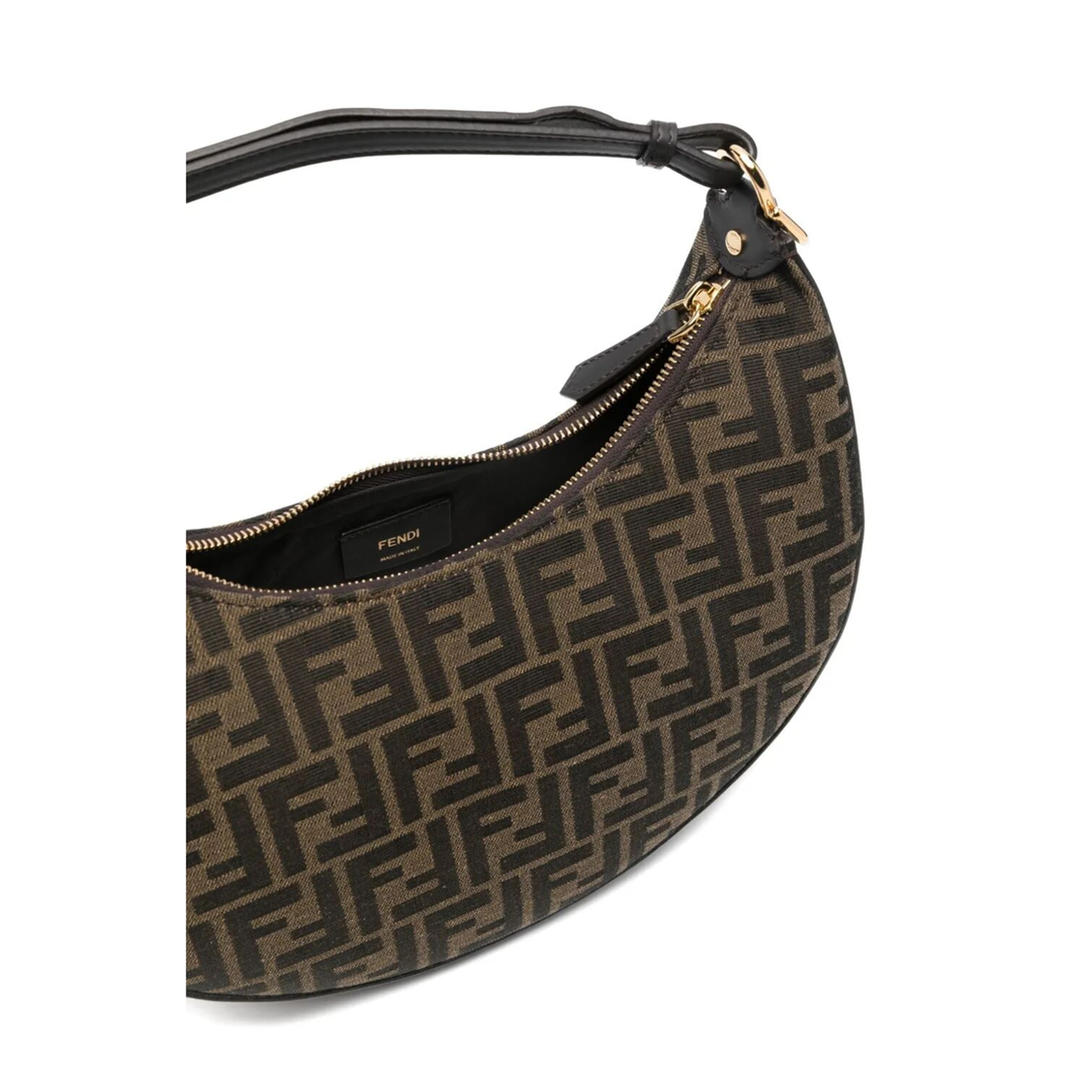 MAYFEYR - Fendi - Small Ff Jacquard Hobo Bag - 8BR798ALP3