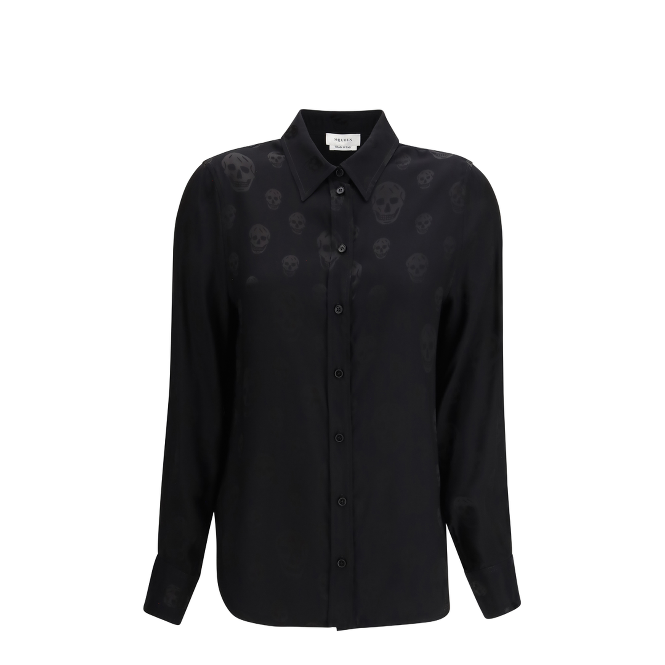 MAYFEYR - Alexander Mcqueen - Shirt With Skull Motif - 846393QGABJ