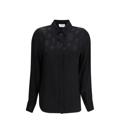 MAYFEYR - Alexander Mcqueen - Shirt With Skull Motif - 846393QGABJ