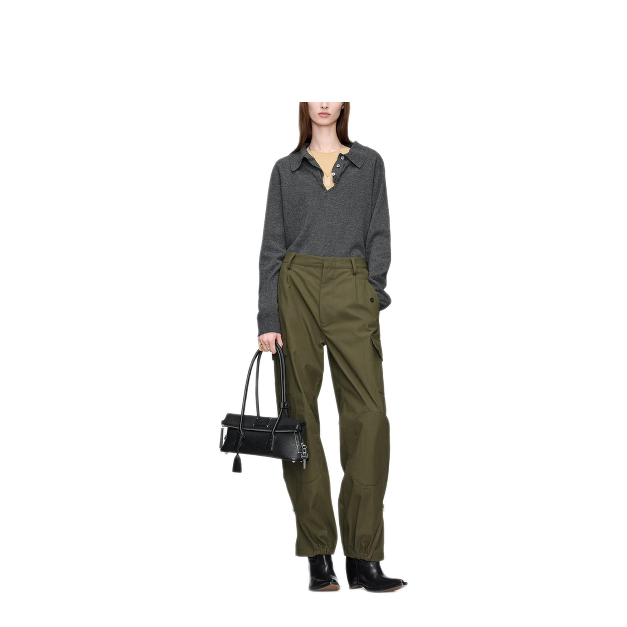 MAYFEYR - MAISON MARTIN MARGIELA - Draped Collar Wool Polo Sweater - S51GL0083M13302859