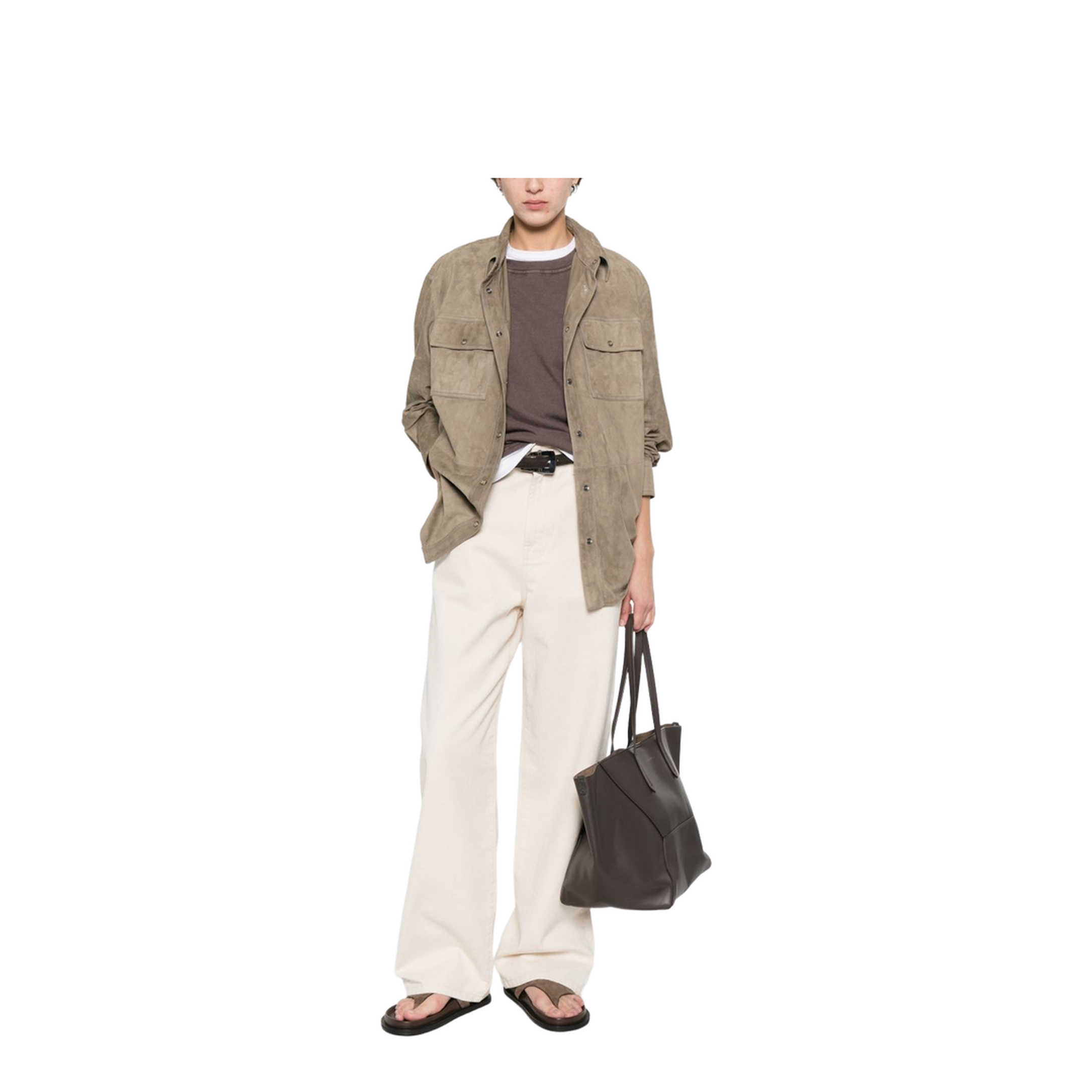 Suede Shirt - Grey