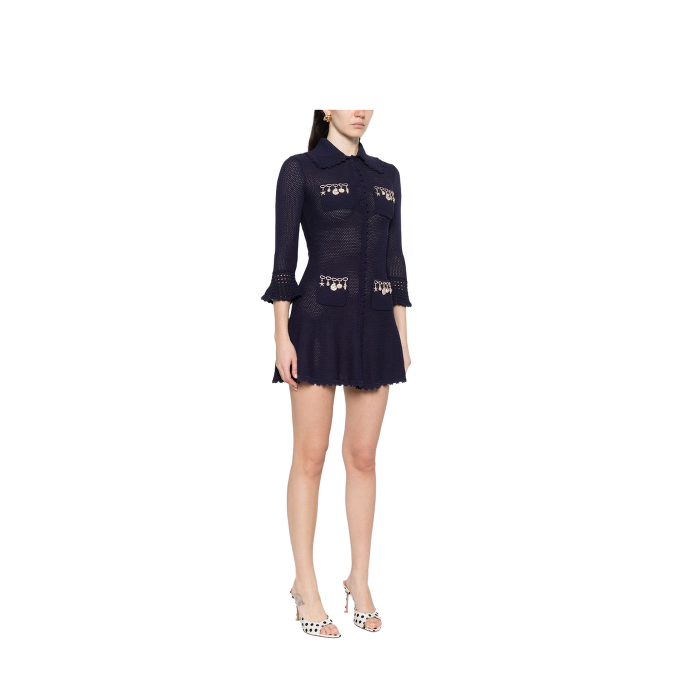 MAYFEYR - Self Portrait - Dresses - SS26-048S-NNAVY