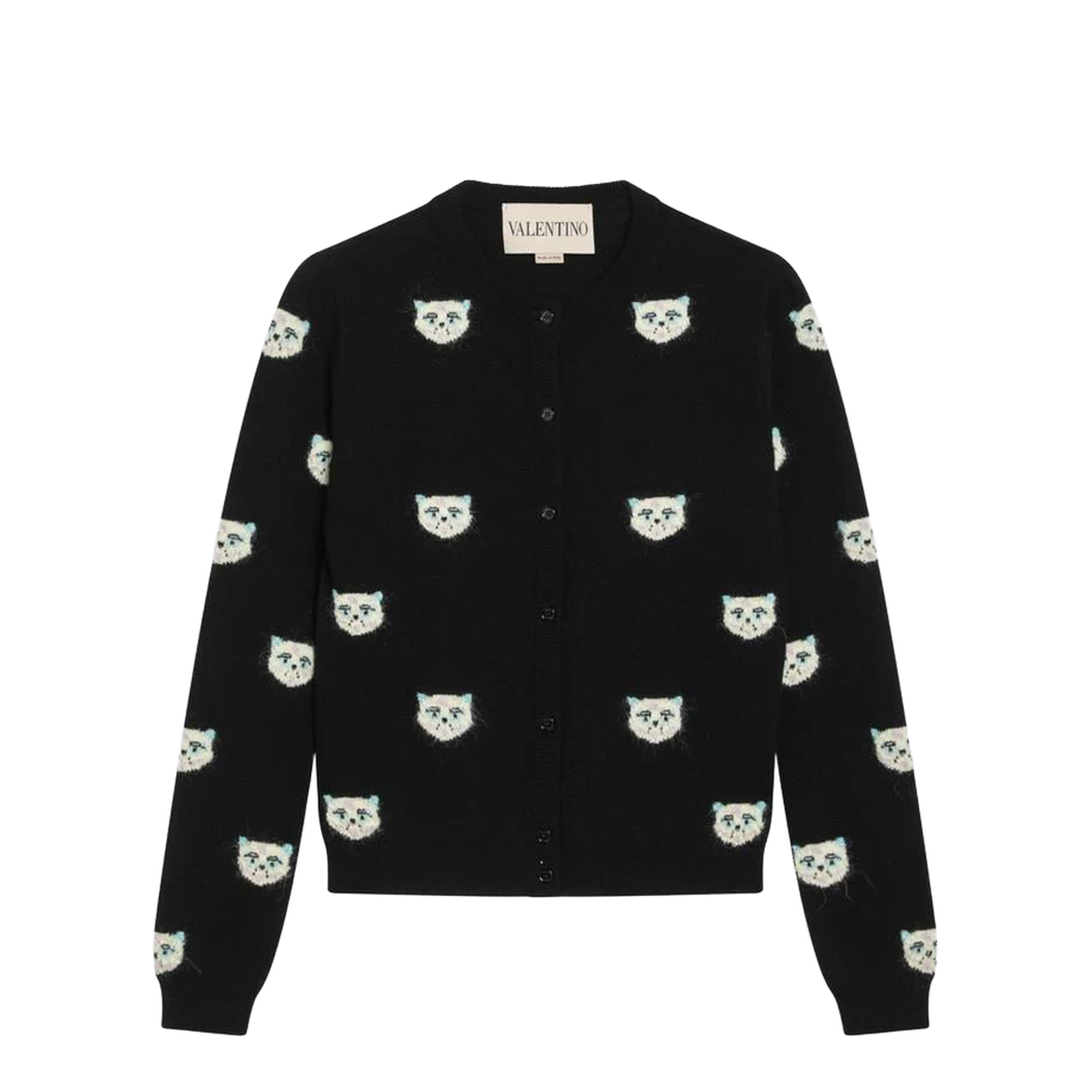 Garavani Le Chat De La Maison Intarsia Cardigan