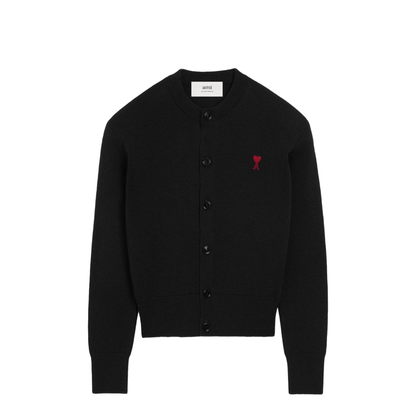 Black Wool Cardigan