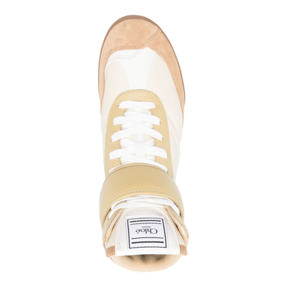Kick High Top Sneaker in Light Ochre