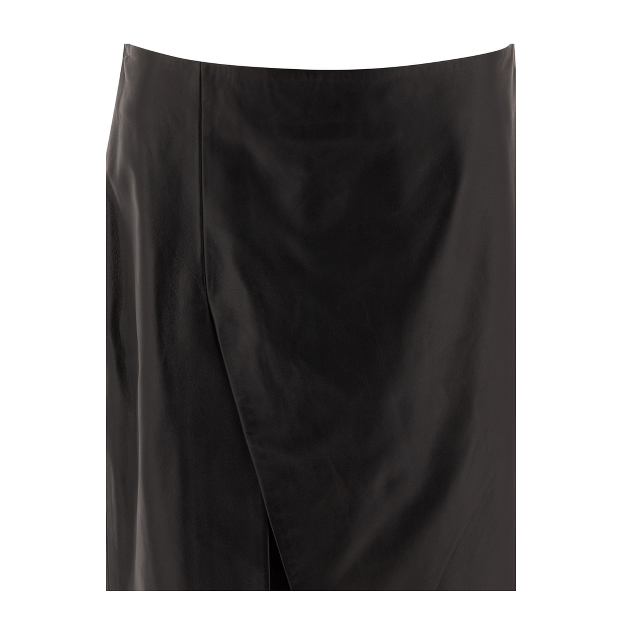 MAYFEYR - Loulou Studio - Leather Midi Skirt - EKAREBLACK