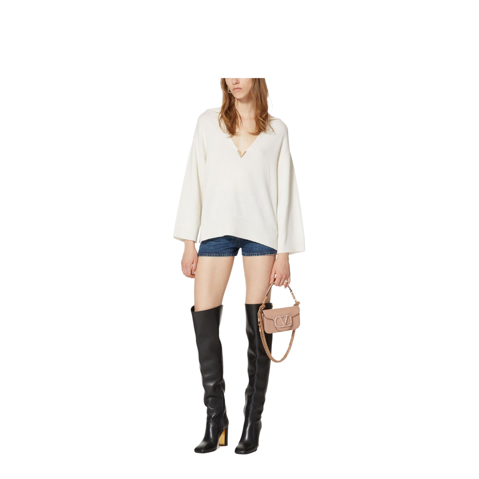 Garavani Locò Small Leather Shoulder Bag