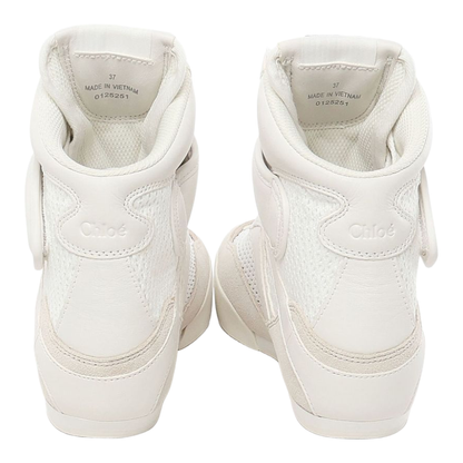 MAYFEYR - Chloè - Mesh And Suede Kick High-Top Sneakers - CHC25S07HPL
