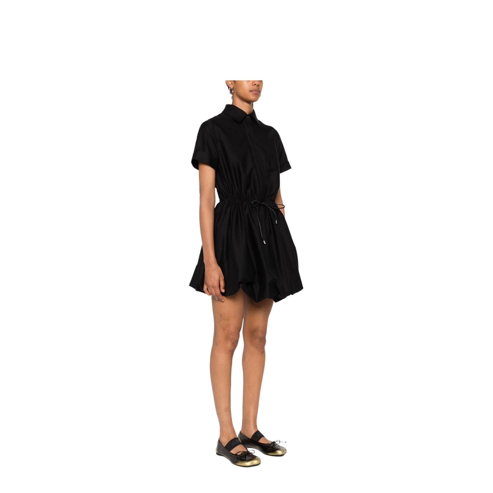 Cotton Blend Short Dress