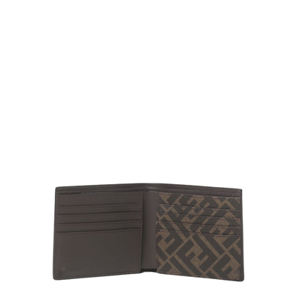 MAYFEYR - Fendi - Leather And Ff Canvas Compact Bi-Fold Wallet - 7M0356AFF2F1Q1C