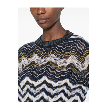MAYFEYR - Missoni - Sweaters Navy - DS26WN0WBK01KLS72RK