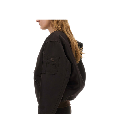 MAYFEYR - Courreges - Bow Neck Bomber Jacket - 424CBL218NY00201983