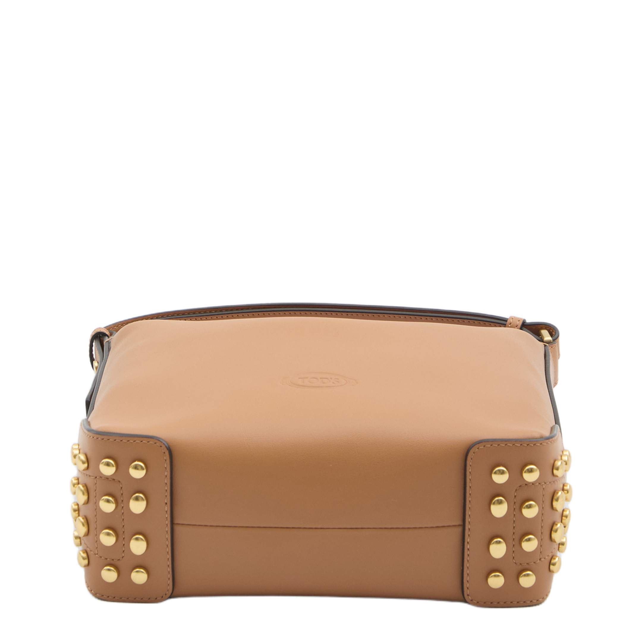 Metal Dots Mini Bag in Leather
