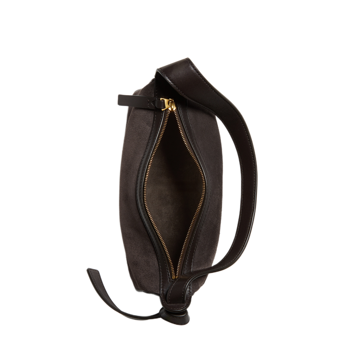 Calfskin Shoulder Bag - Espresso