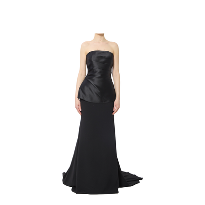 MAYFEYR - Solace London - Alia Maxi Dress - OS47031BLACK