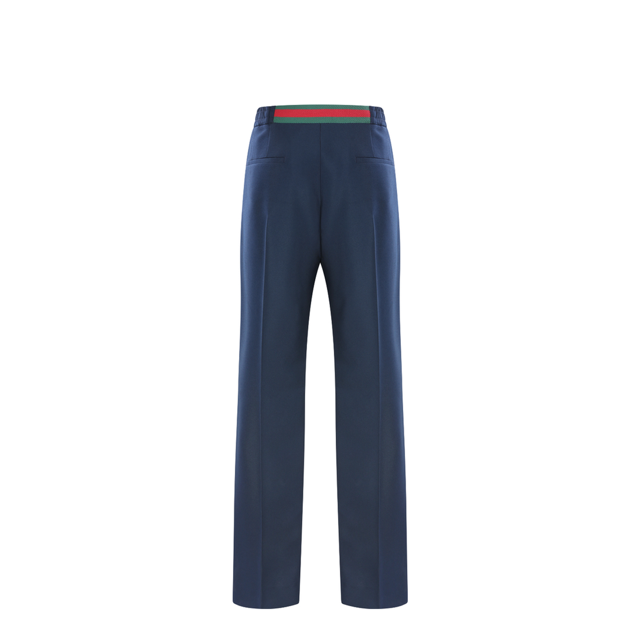 Technical Panama Sportswear Trousers in Dark Blue