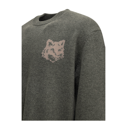 MAYFEYR - Maison Kitsuné - Fox Head Crew Neck Sweater - PM00816KM03290627