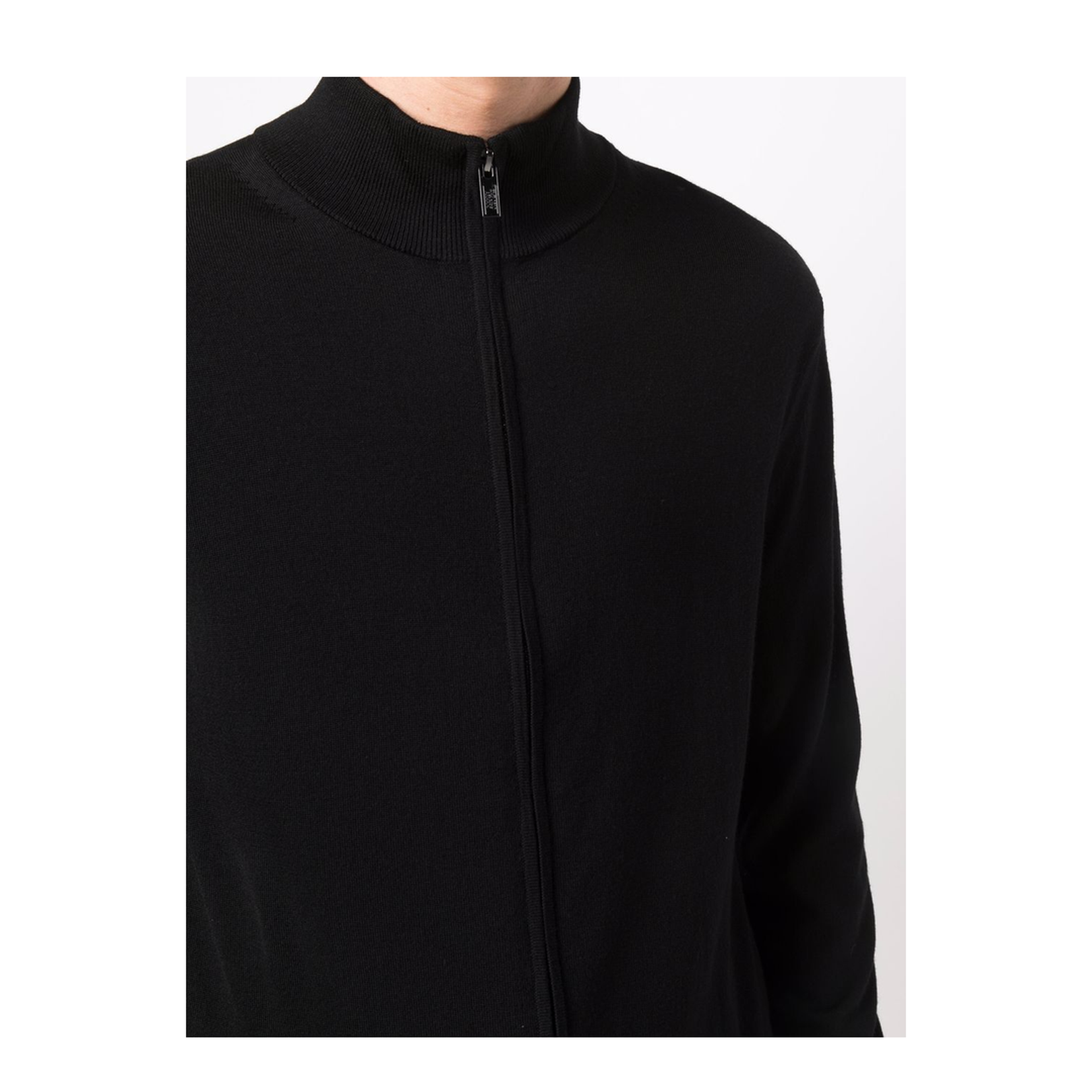 Wool Zipped Cardigan