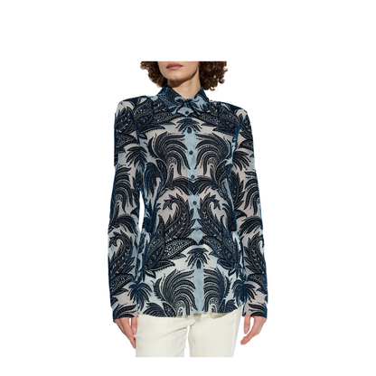 Paisley Tulle Shirt