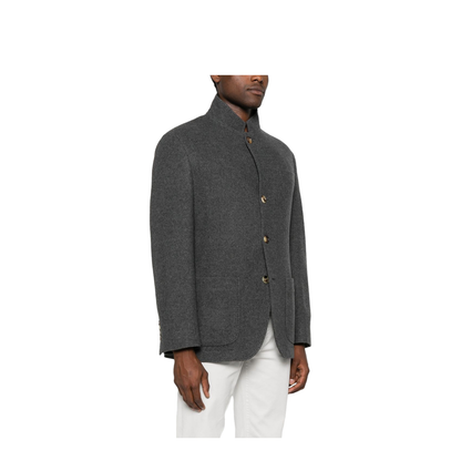 Cashmere Single-Breasted Jacket