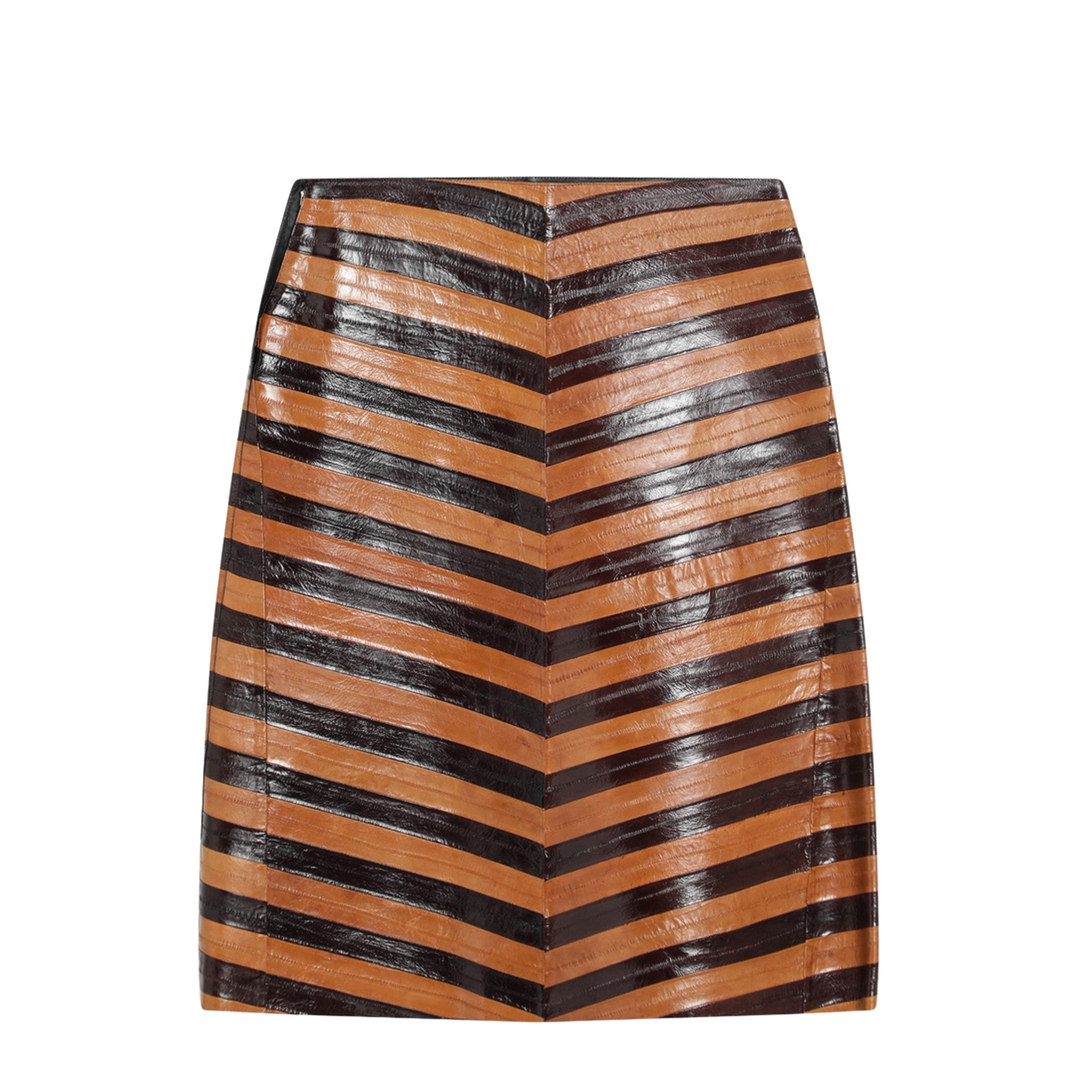 Skirt Fine Leathers Brown
