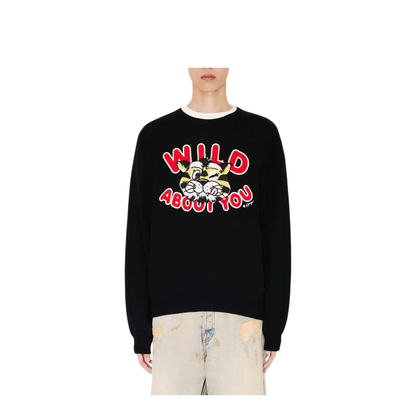 MAYFEYR - Kenzo - Wild Tiger Wool And Cotton Sweater - FG55PU7853LO99J