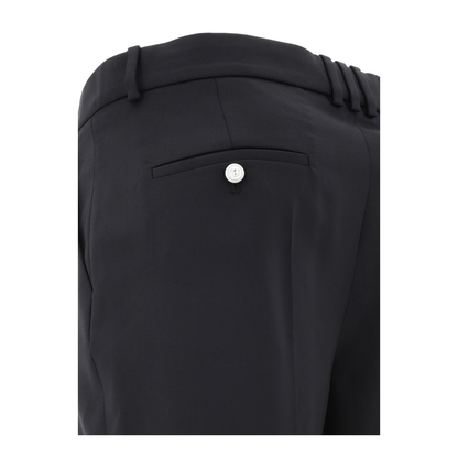 Black Wool Trousers