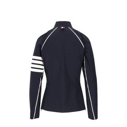 MAYFEYR - Thom Browne - Compression Zip Up Jacket With 4 Bar In Polyamide Stretch Interlock - FJA003A06753461