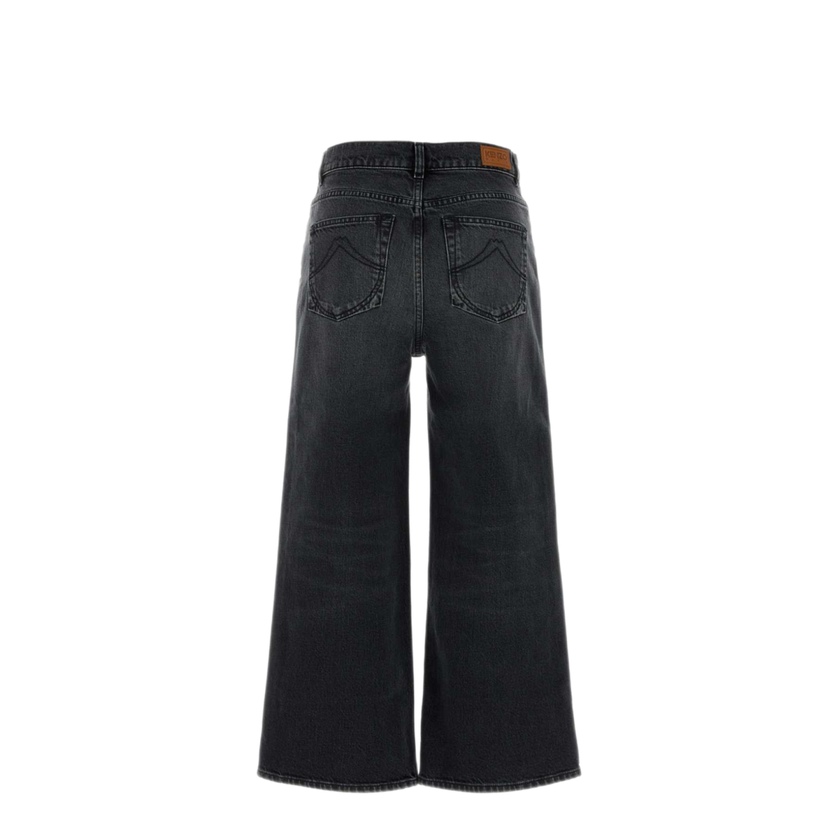 MAYFEYR - Kenzo - Cropped Black Stretch Denim Pants - FF62DP2336C8BS