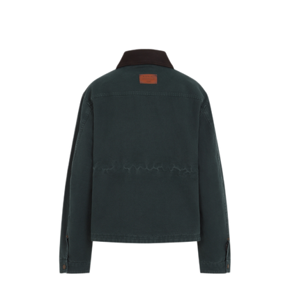 MAYFEYR - Acne Studios - Dark Green Cotton Jacket - A90755AAX