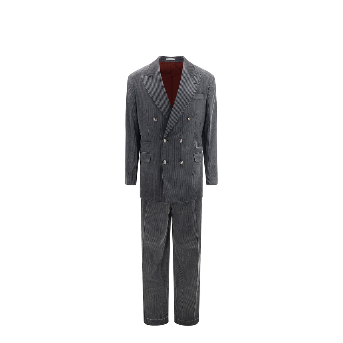 MAYFEYR - Brunello Cucinelli - Ribbed Double Breasted Suit - MV4509CPN2C022