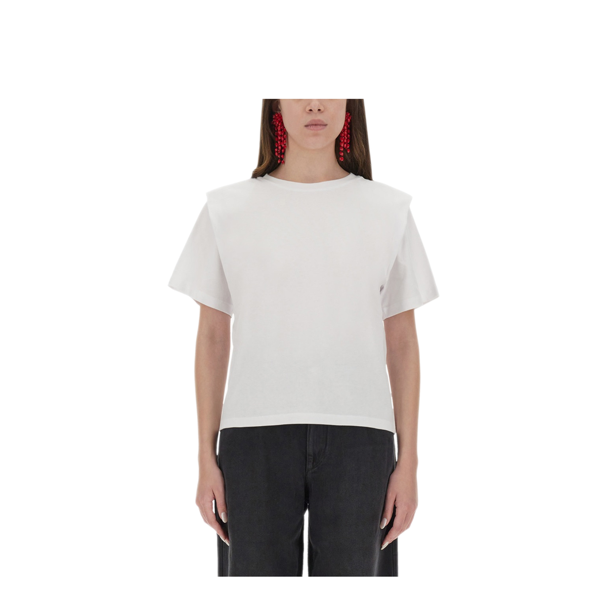 MAYFEYR - Isabel Marant Étoile - T Shirt Zelitos - TS0041FAA1N41I20WH