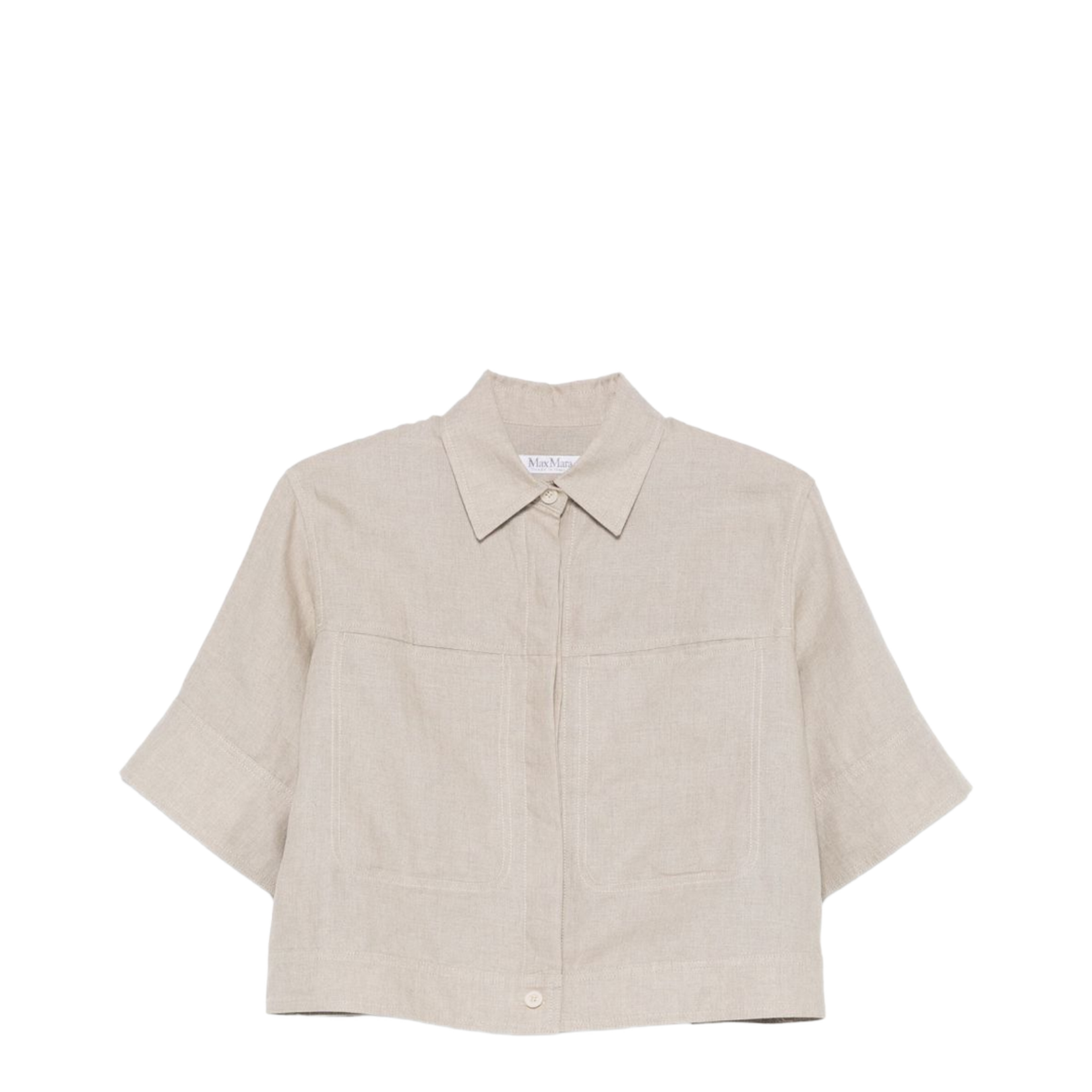Concealed Front Button Fastening Top