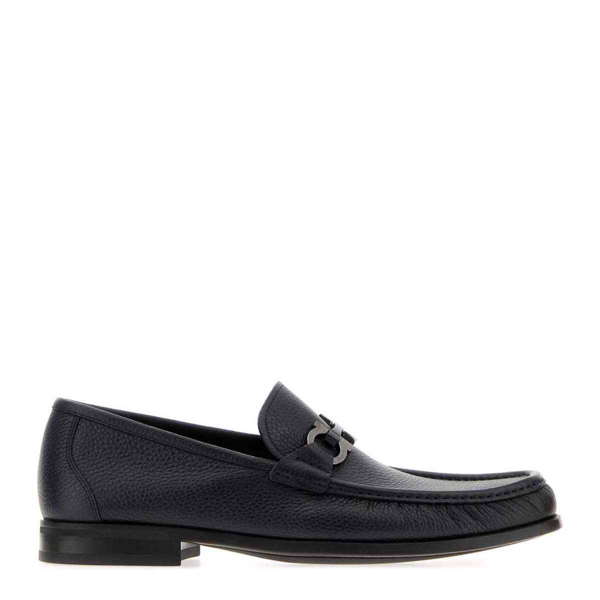 MAYFEYR - Ferragamo - Black Leather Grandioso Loafers - 0293927971692ENAVYNERO