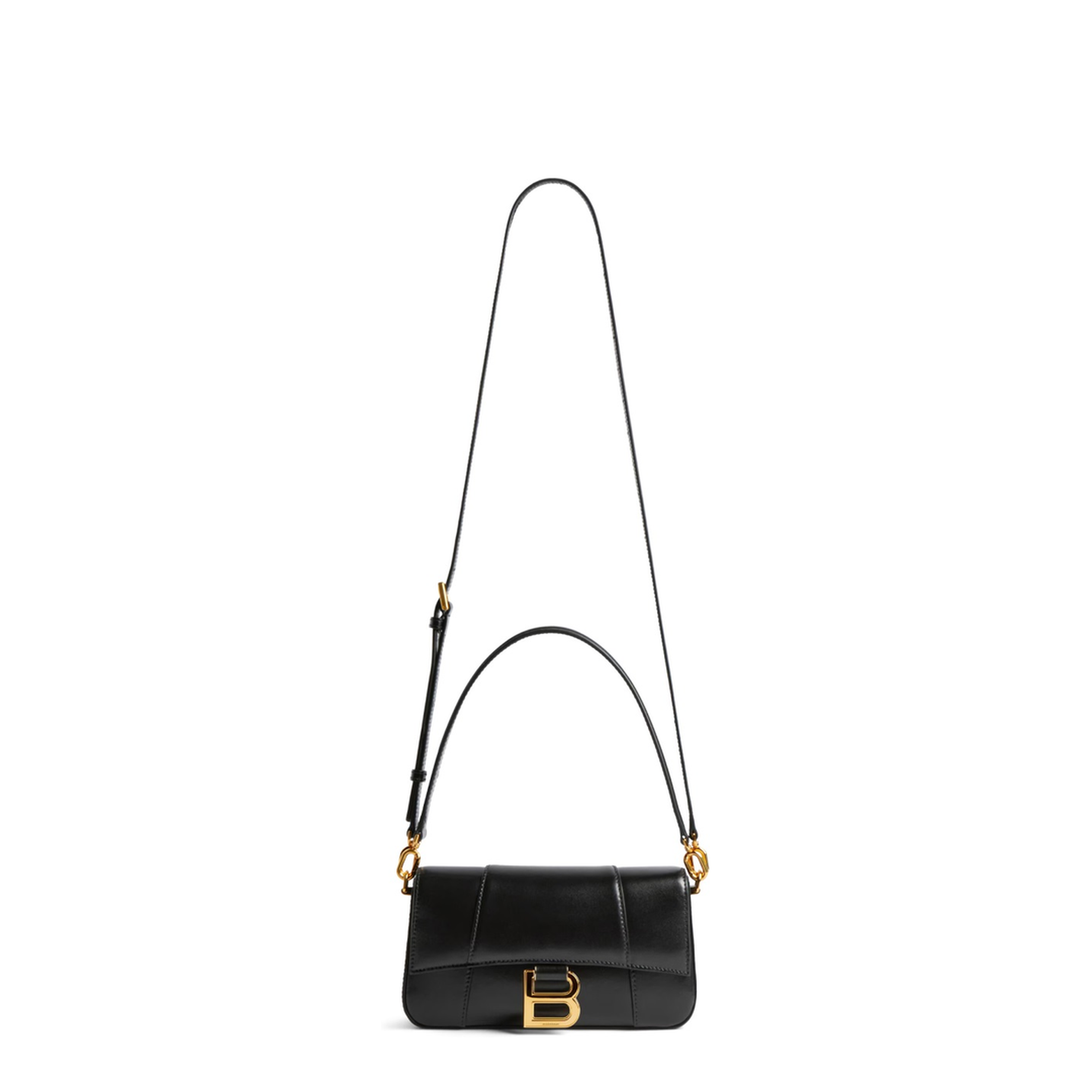Sling Hourglass Bag in Black