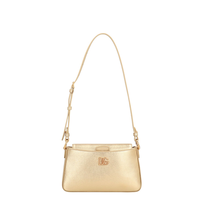Laminated Calfskin Phone Bag - Gold