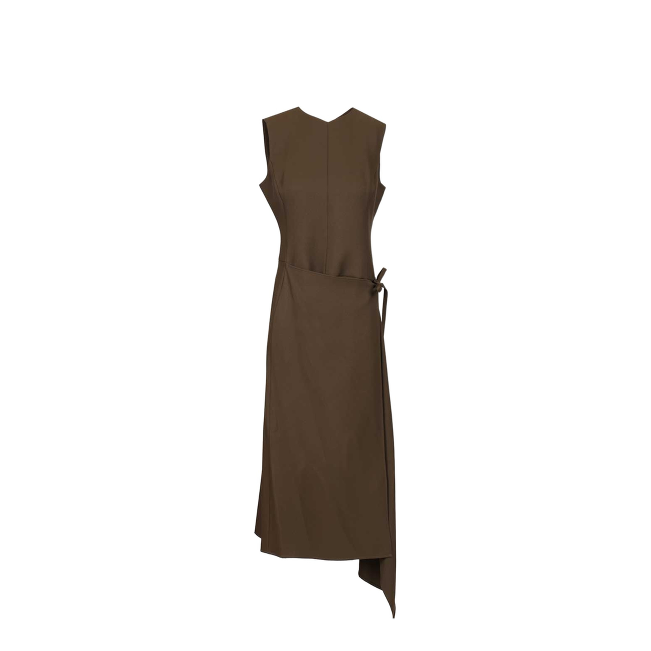 Twill Wrap Dress