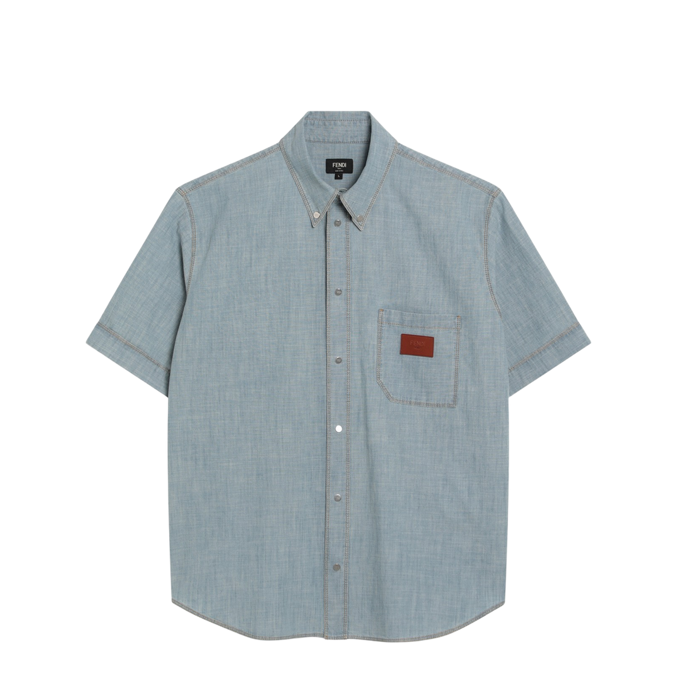 Shirt in Light Blue Chambray