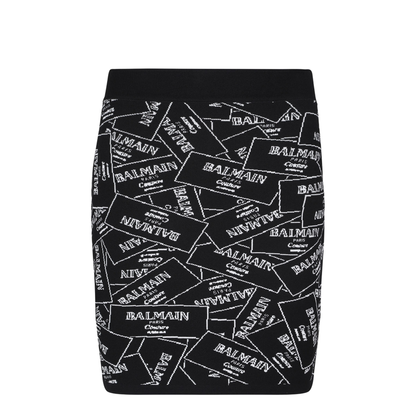 Short Skirt with Monogram