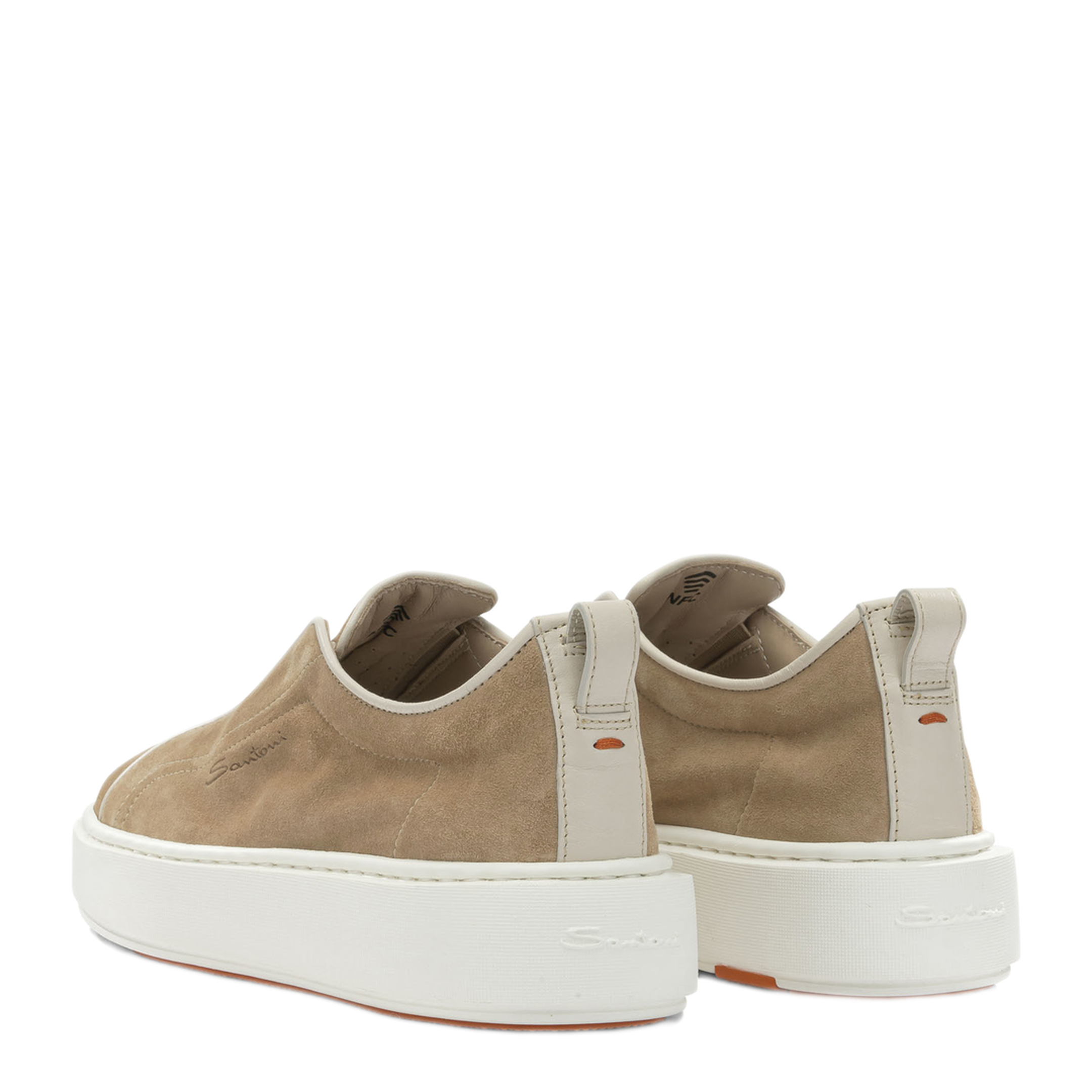 MAYFEYR - Santoni - Low Suede Sneakers - WBCD61479BARTIODP10P10