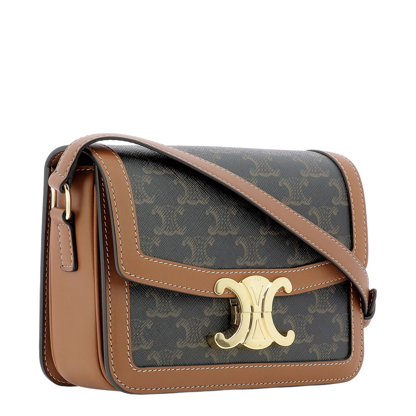 Brown Leather Shoulder Bag