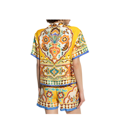 Silk Short-Sleeve Shirt