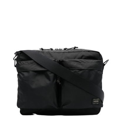 FORCE Nylon Shoulder Bag - Black